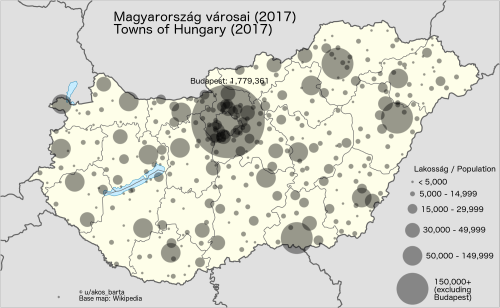 mapsontheweb:Towns of Hungary