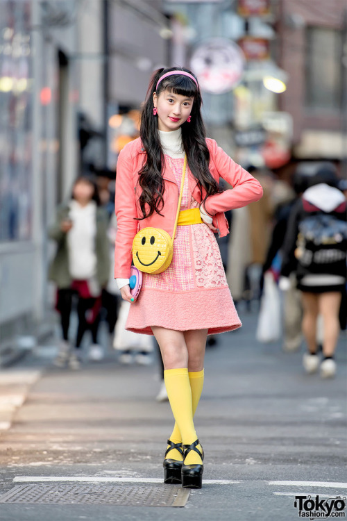tokyo-fashion:14-year-old aspiring Japanese actress A-Pon on...