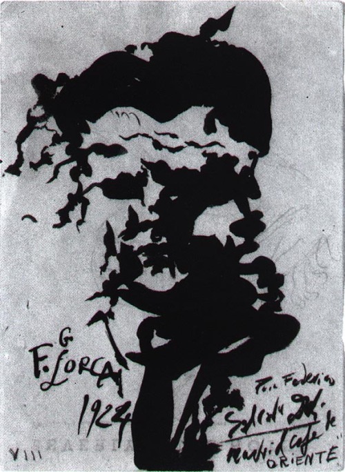 surrealism-love - Portrait of Garcia Lorca, Salvador Dali
