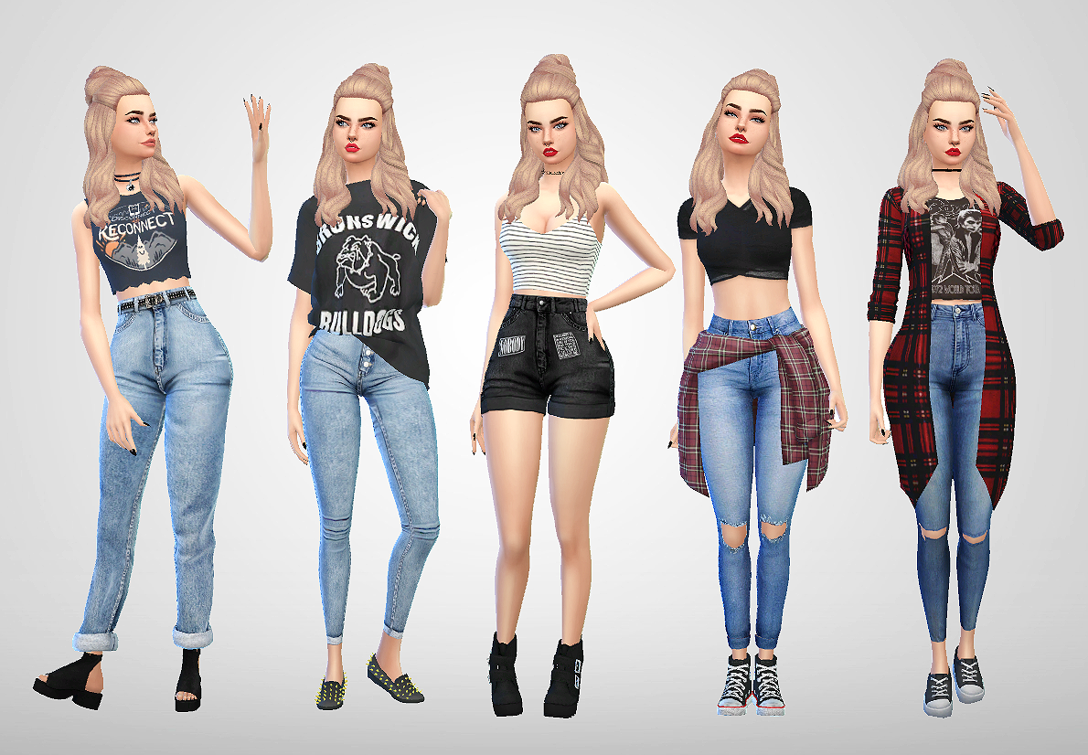 Grunge Outfits Sims 4 – IMAGES WEBSITE
