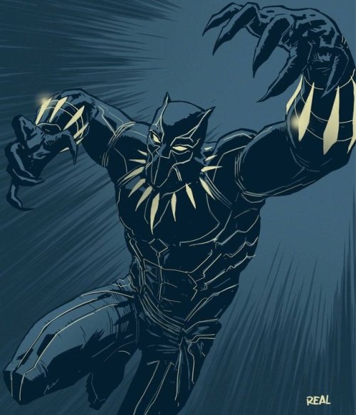 league-of-extraordinarycomics - Black Panther by Fuacka.