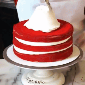 Image result for red velvet cake gif