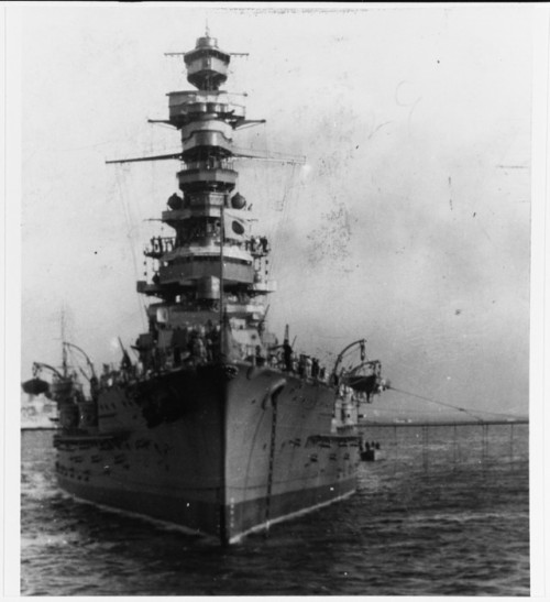 lex-for-lexington - Japanese battleship Fuso. Bow view,...