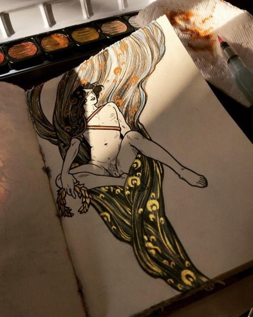 fyodorpavlov - Some Klimt-esque fussing ✨