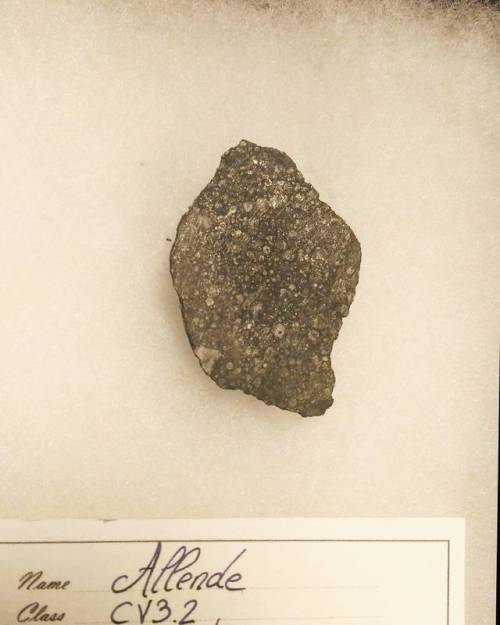 sci-universe - This is a piece of the Allende meteorite which...