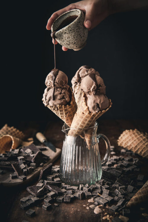 sweetoothgirl:Coconut Milk Chocolate Ice Cream