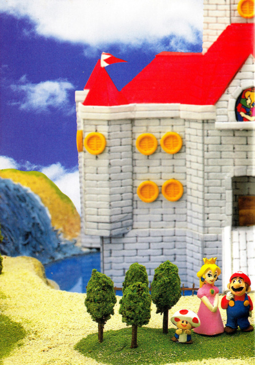 n64thstreet - Peach’s Castle diorama from Super Mario 64 Complete.