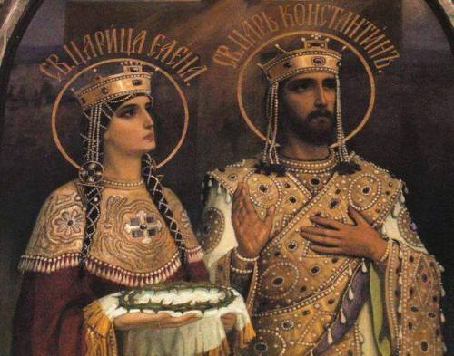 romebyzantium:St. Constantine (Emperor Constantine I) and his...