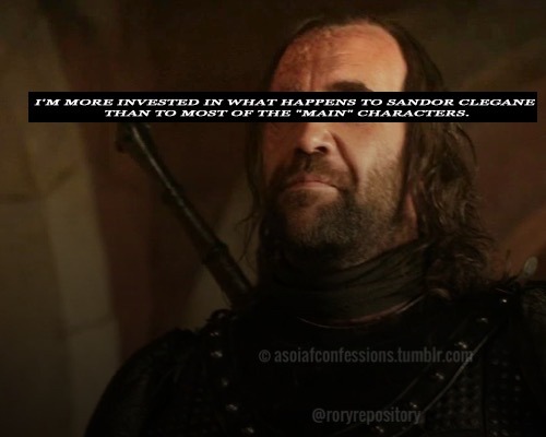 theroryrepository - I’m more invested in what happens to Sandor...
