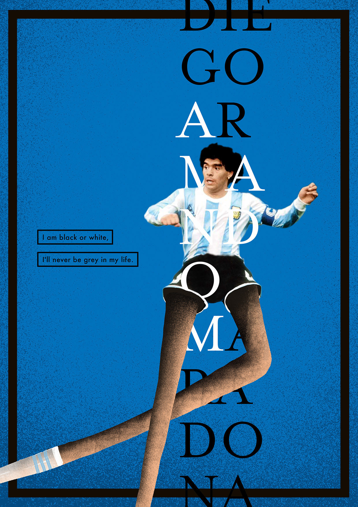 Magnificent LegsIn a series of posters featuring some of football’s most iconic players, graphic designer & illustrator Selman Hoşgör allows his memories of these footballers to run wild. These legendary figures have two legs like the rest of us, but...