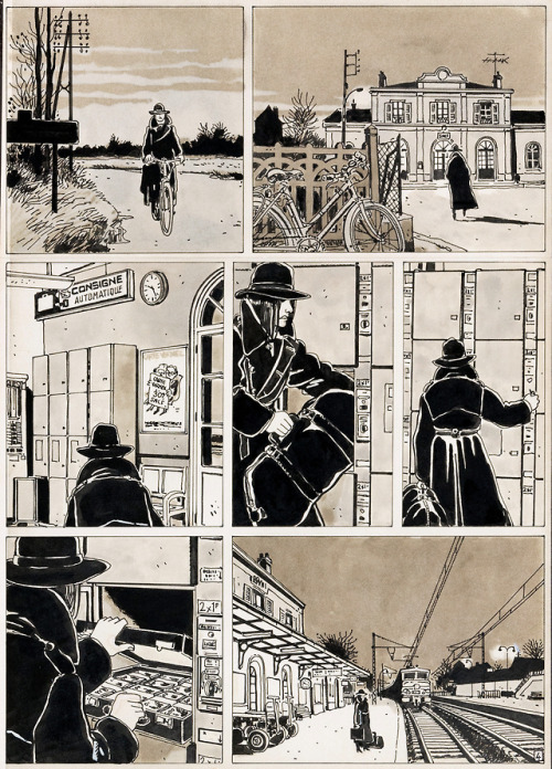 thebristolboard - Original page by Jacques Tardi from his...