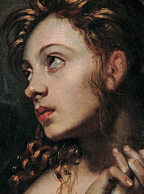 wraithlings:The Penitent Magdalene by Domenico Tintoretto (1598...