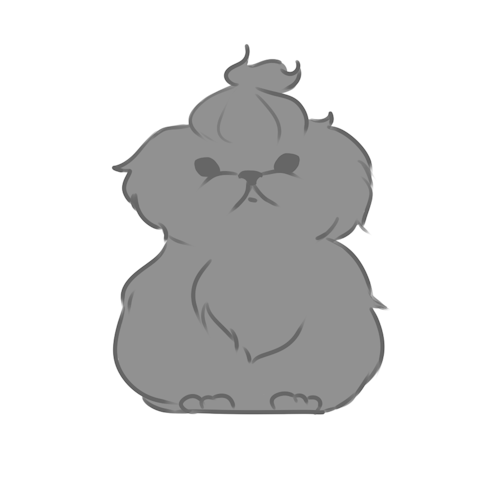 misudrawsshit - I made a Gif of my BF’s little dog, Leia♥