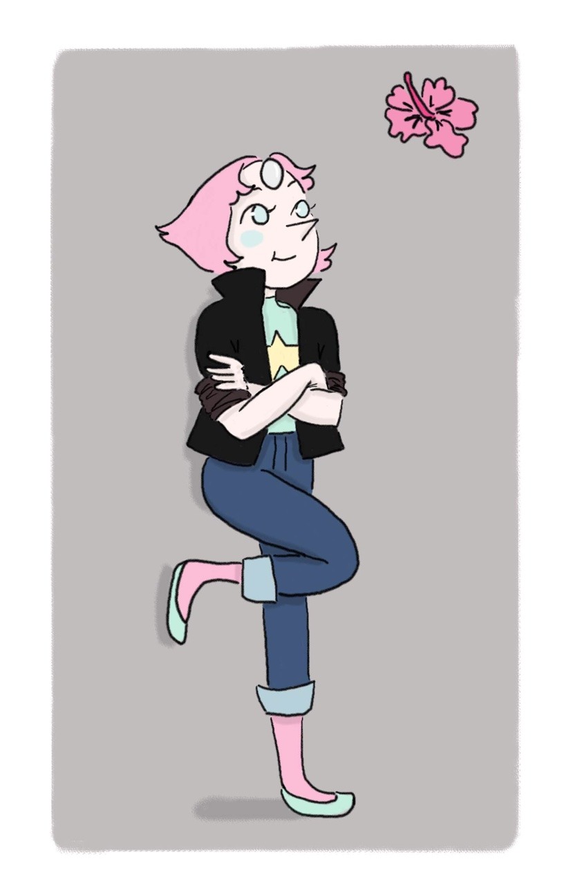 Drawing Challenge Day 8: Favorite Cartoon Character… Pearl from Steven Universe is my favorite.