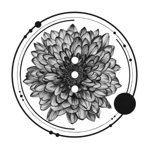 lesstalkmoreillustration - Geometric Flower Prints By The White...