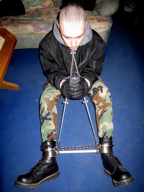 chained male slave