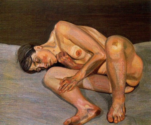 expressionism-art - Small Naked Portrait, 1973, Lucian Freud...