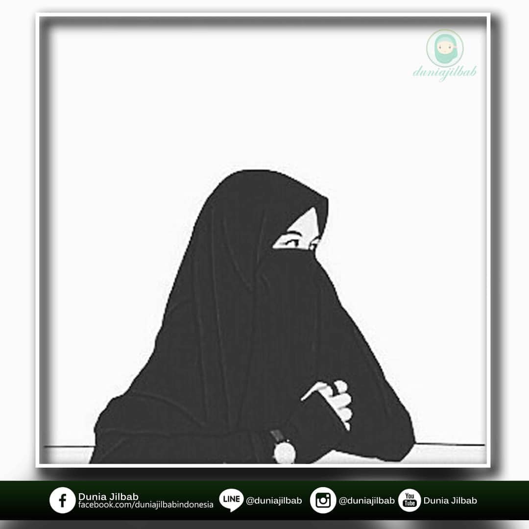 Kartun Muslimah Purdah Gambar Kartun