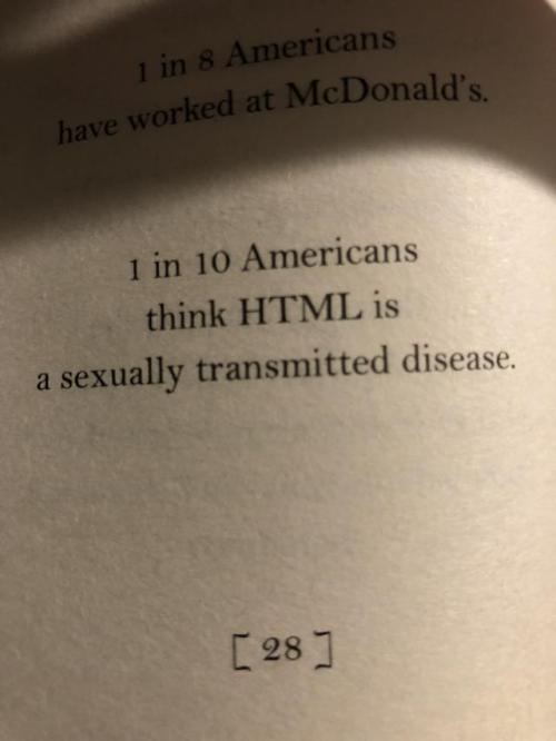 programmerhumour - Found in a book of facts