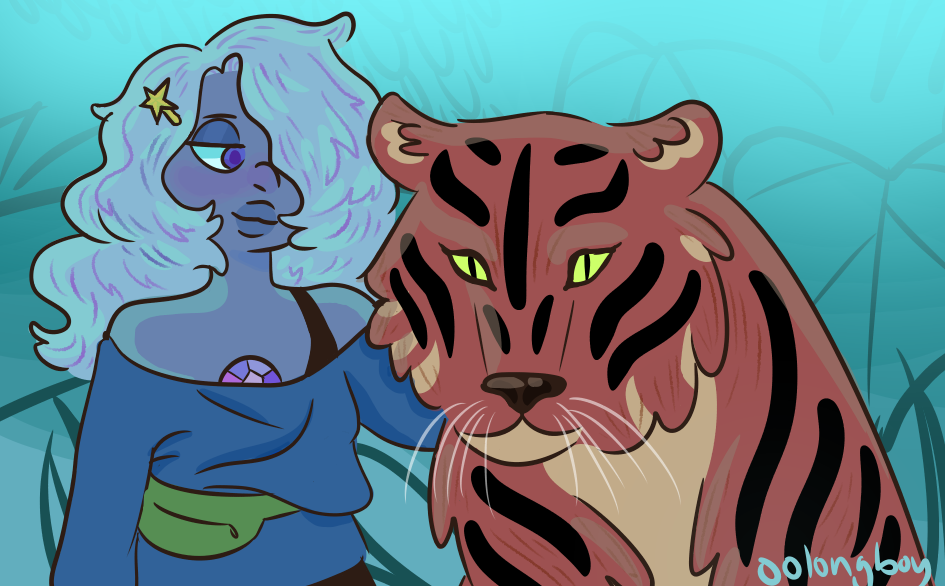 I really loved pilot amethyst and i like the idea of her having tigers and lions to chill with.