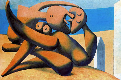 surrealism-love - Figures at the seaside, 1931, Pablo Picasso