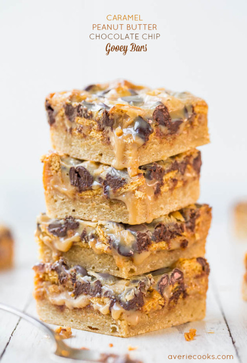 guardians-of-the-food - Caramel Peanut Butter Chocolate Chip Gooey...