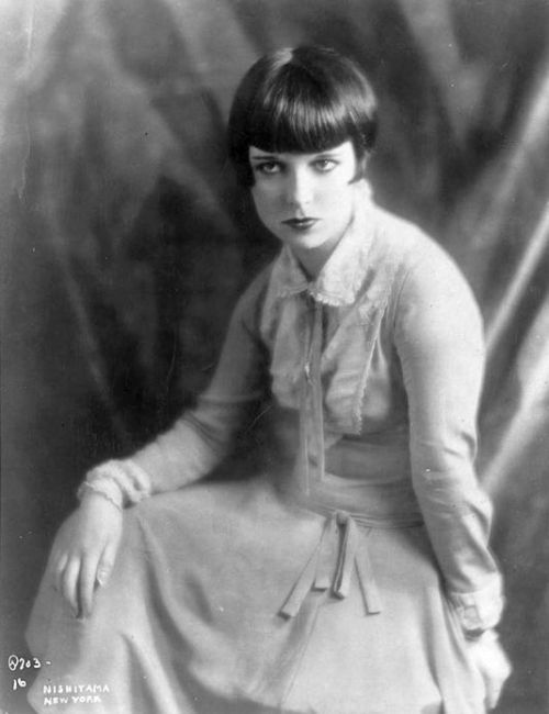 whataboutbobbed:a early publicity portrait of Louise Brooks,...