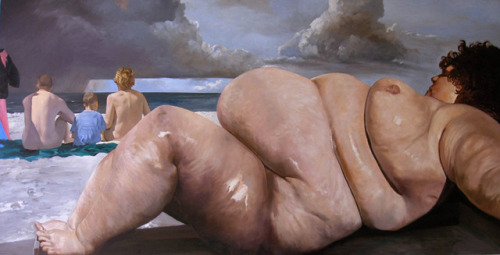 theartofobesity - Die Welle (2004) by acclaimed German painter...
