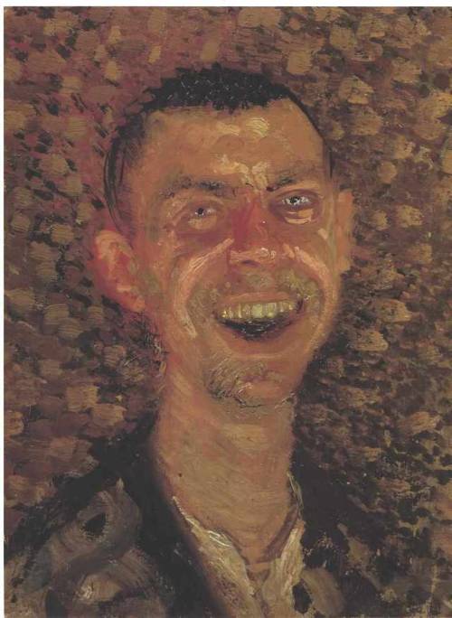 expressionism-art - Self-Portrait Laughing, 1907, Richard Gerstl