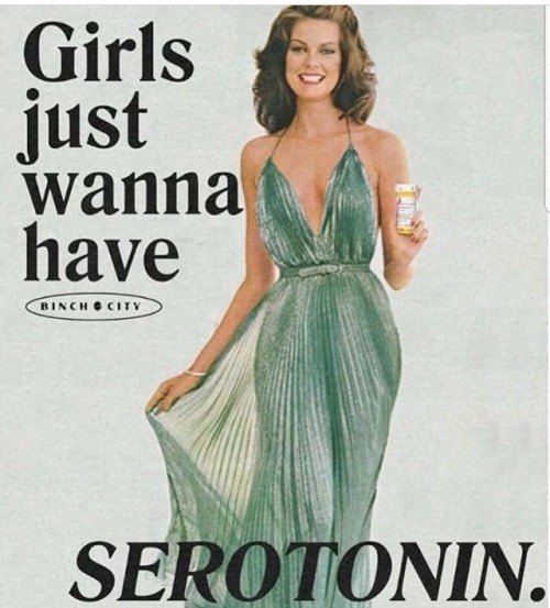 sexpositivepunk - justoneatuniverse - I want some serotonin...