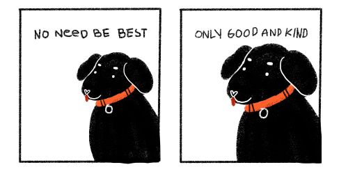 cupcakelogic:a msg to u from the dog that finally learned how to...