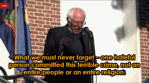 nevaehtyler - Bernie Sanders Joined Burlington Vigil To Honor...