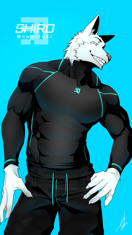ig1119 - Compression sportswear (シロクロ 飲み吹き’s character @nomifuki)