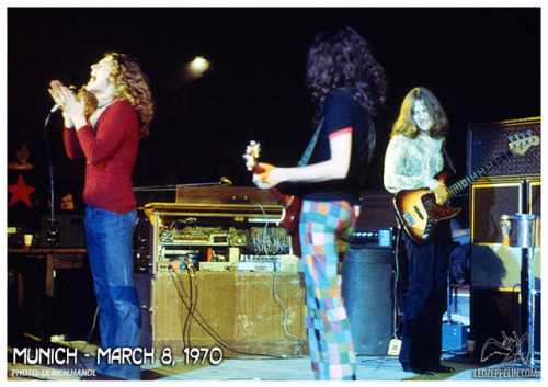 soundsof71:Led Zeppelin, March 8 1970, Munich, by Ulrich Handl,...