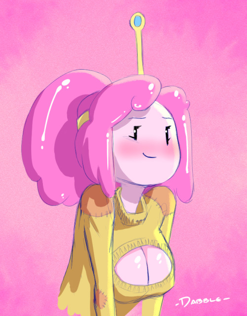 olddabbledoodles - Princess Bubblegum with one of those...