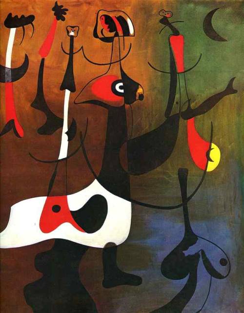 artist-miro:Rhythmic Characters, 1934, Joan Miro