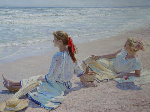 fordarkmornings - Girls on the shore of Azov Alexandr Averin...