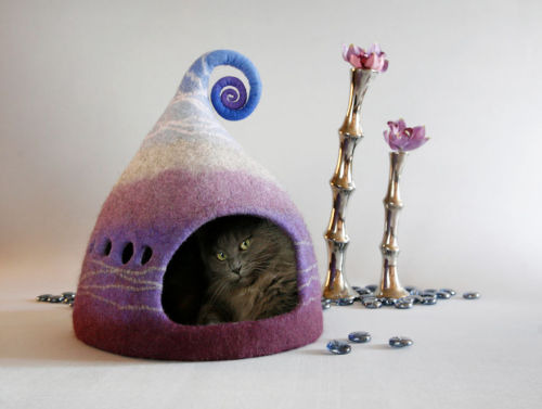 catsbeaversandducks - Fairy Tale Cat Houses by Yuliya Kosata