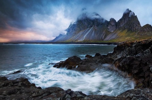 nomadicvision - Dramatic weather over Vestrahorn. On this trip to...