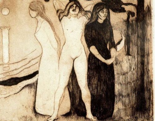 the-night-picture-collector - Edvard Munch, The Women, 1895