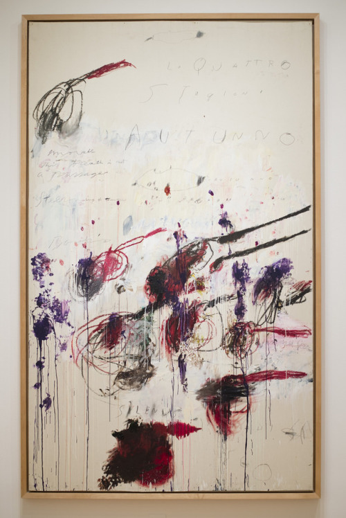 paintedout - Cy Twombly, Quattro Stagioni (The Four Seasons),...