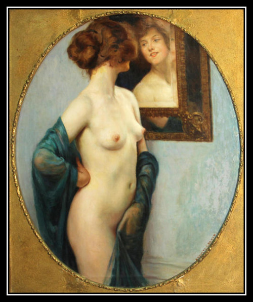 adhemarpo - Auguste Leroux (1871-1954) - Le miroir