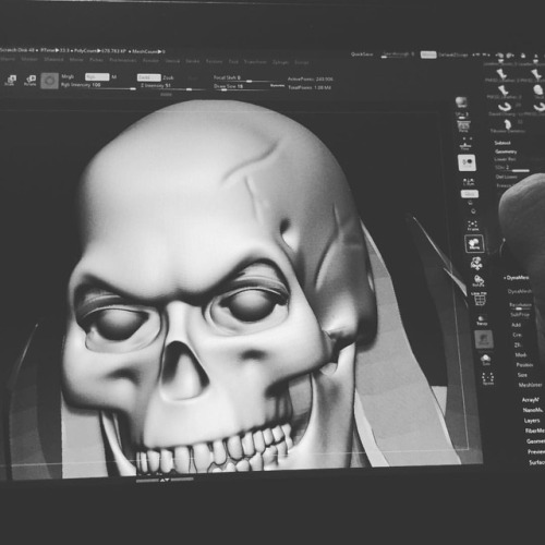 Playing with #zbrush