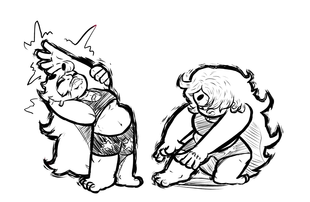 doodled some amethyst stretching for a warm up