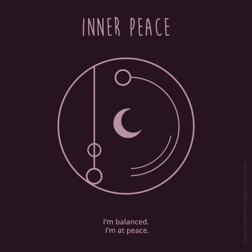 modernwitchesdaily - SIGIL ~ INNER PEACEHere is a sigil I did...