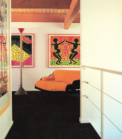 jpegfantasy - Colorful cozy, featuring Keith Haring’s Fertility 2...