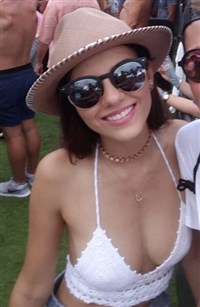 Victoria Justice shows some deep cleavage