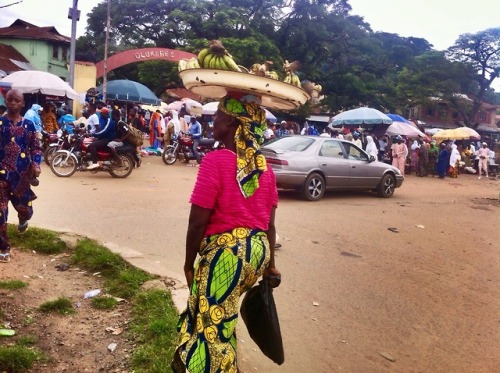 jujufilms - Street Hawking BananasIkare, Ondo, Nigeria.