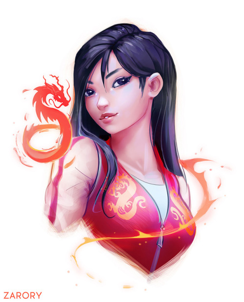 zarory - Casual Mulan from Wreck it Ralph 2 ❤️ I hope I’m not...