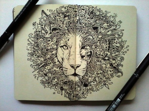 for-the-love-of-creativity - Spectacular Moleskine Doodles...